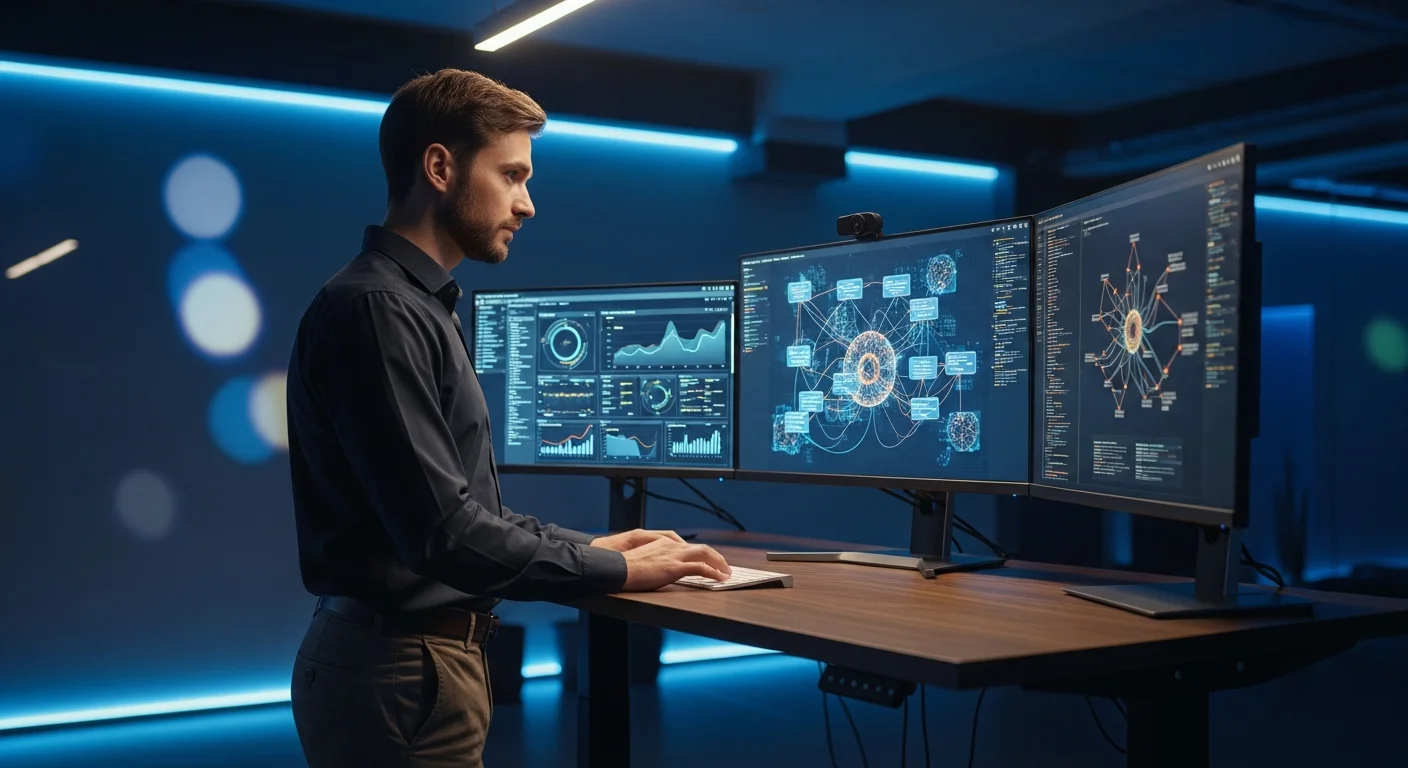 AI Agents for Enterprise Automation interface console
