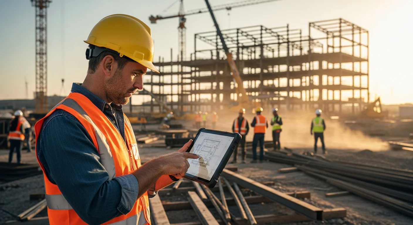 Construction Management Software interface console